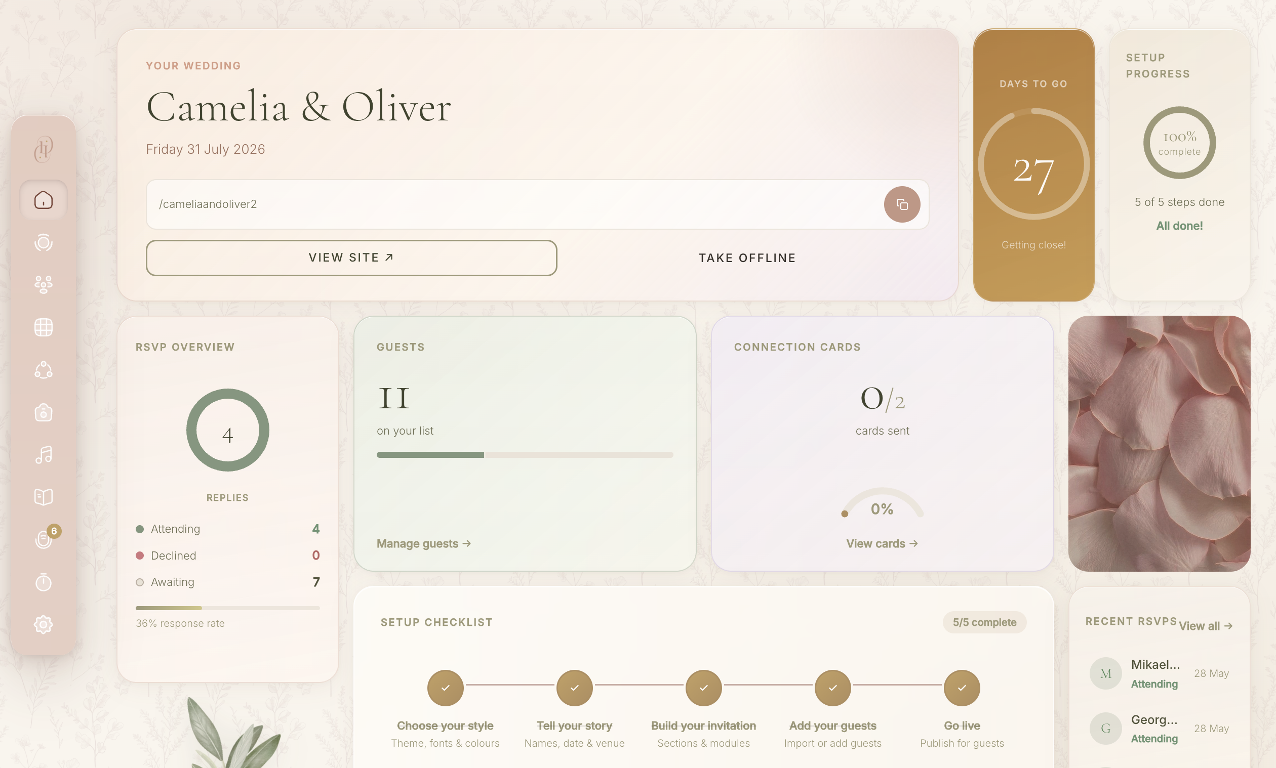 Dear Delilah website screenshot